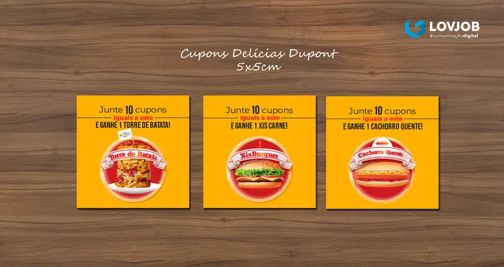 Cupom promocional para Delícias Dupont Foods