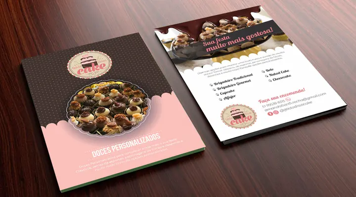 Flyer para Gosto Disso Cake